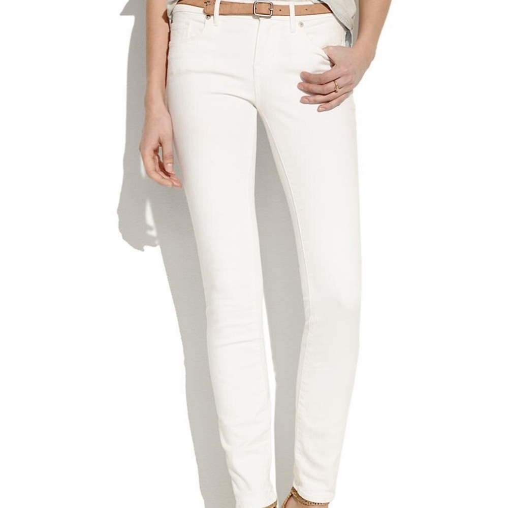 White Madewell Skinny Jeans